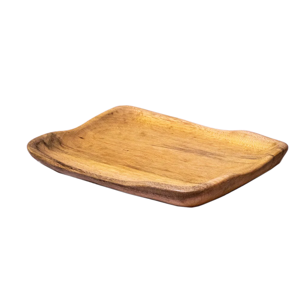 Large Ola Rectangular Wood Platter - 15 inch