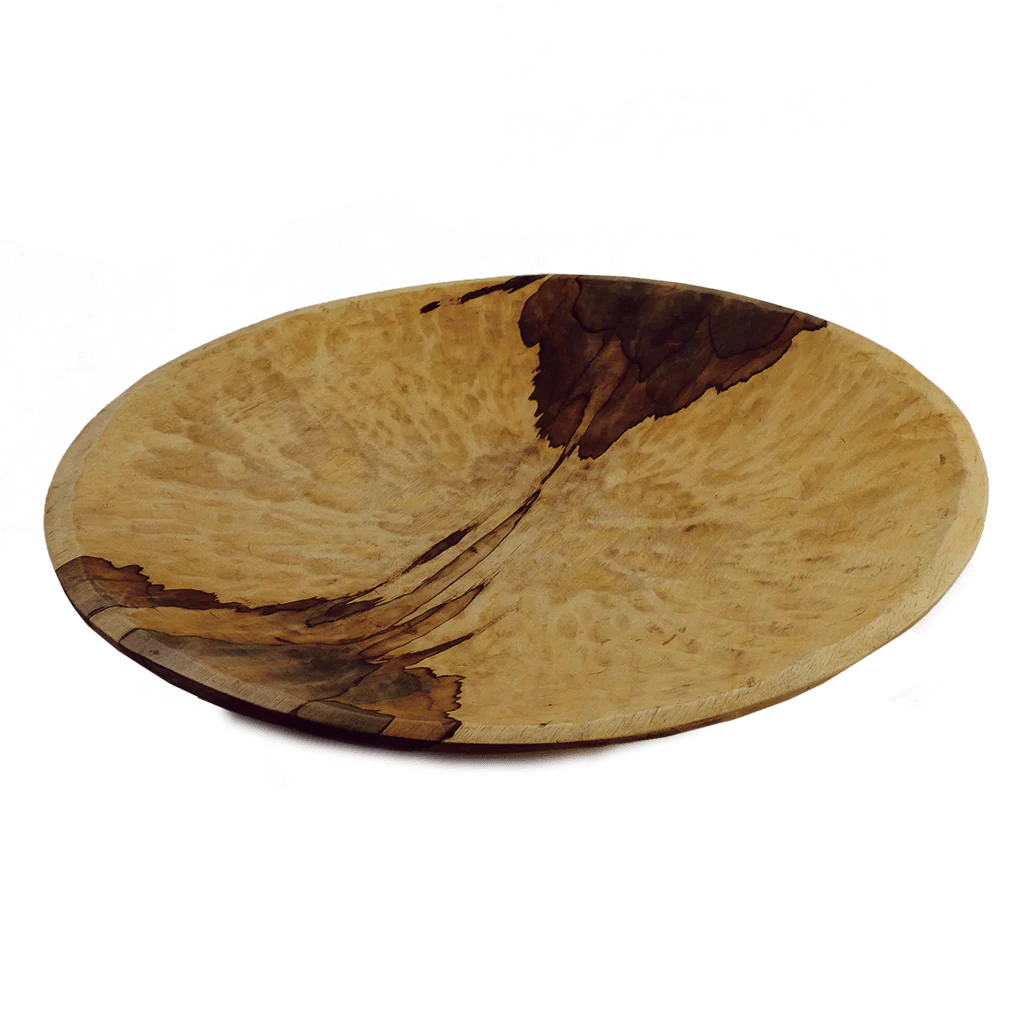 XXL 24 inch Shallow Wood Bowl