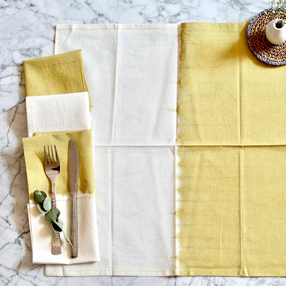 Jeba Ombré Shibori Cotton Napkins Set of 4