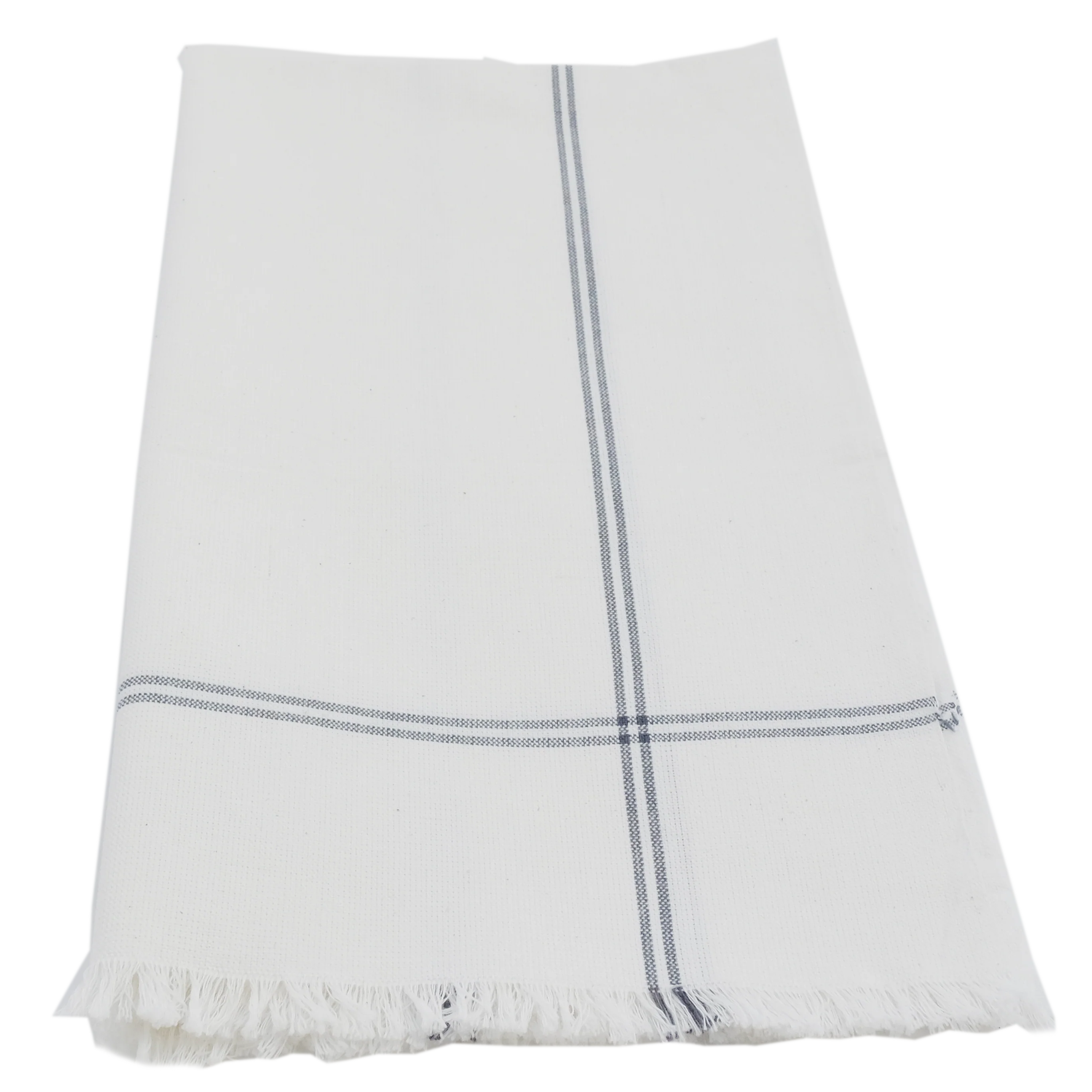 Slate Classic Stripe Kitchen Towel - Set of 2