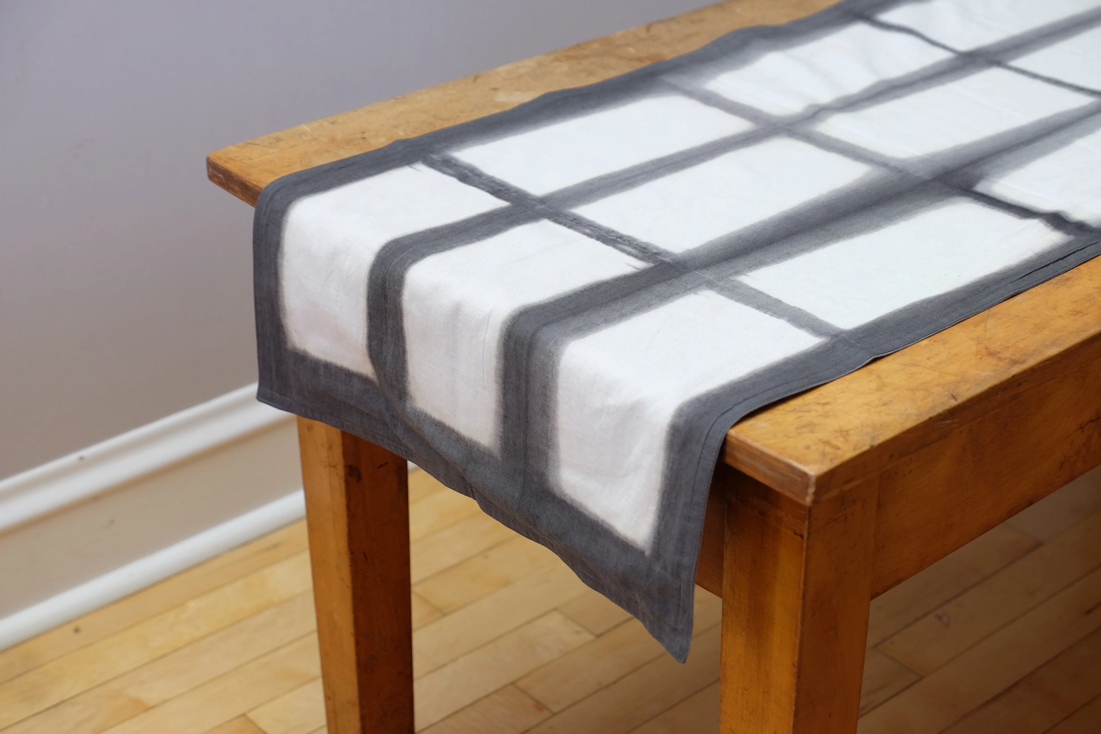 Rectangle Pattern Natural Dyes Table Runners