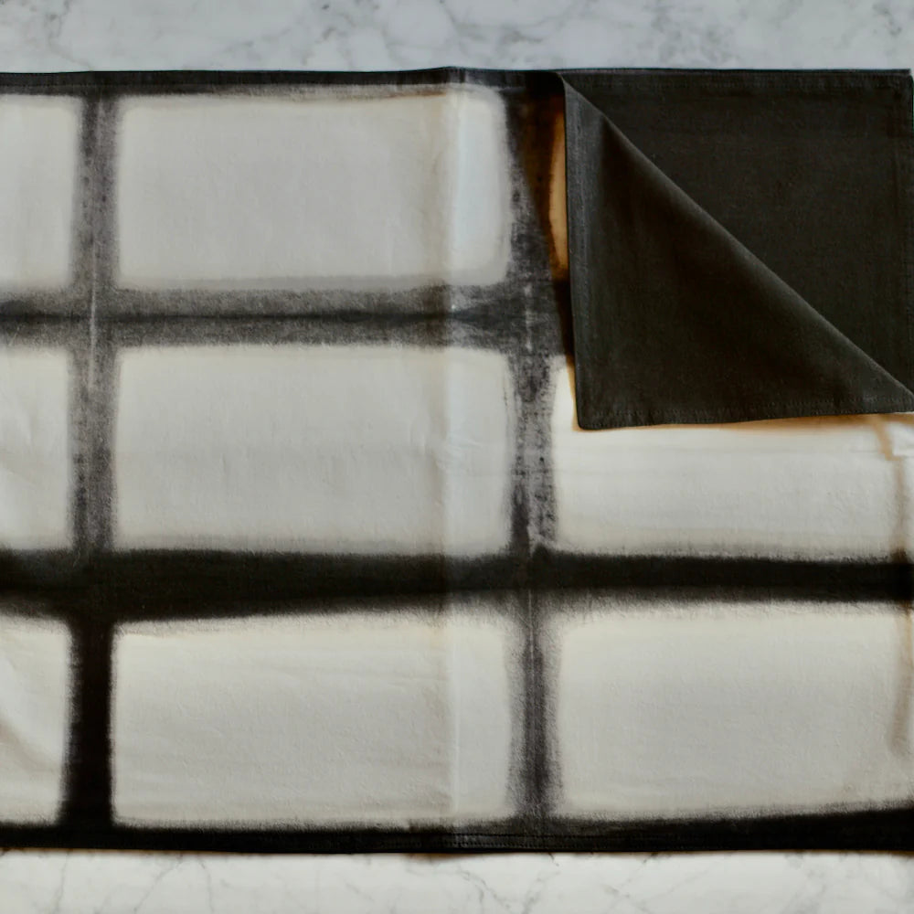 Rectangle Pattern Natural Dyes Table Runners