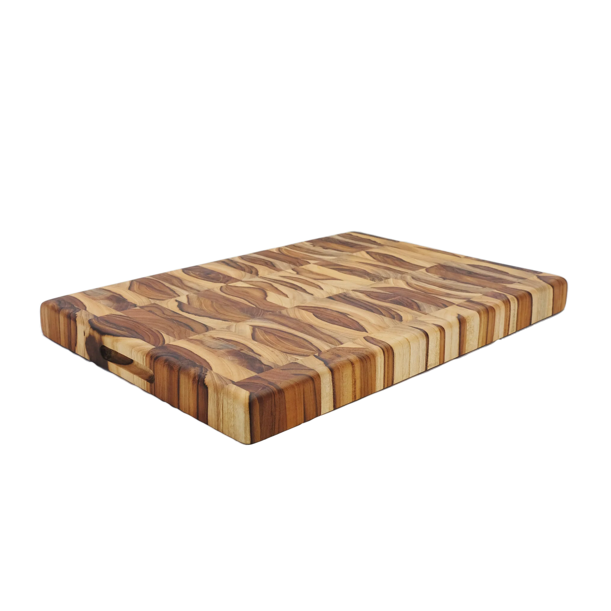 Butcher Block Cutting Board in Teak Wood