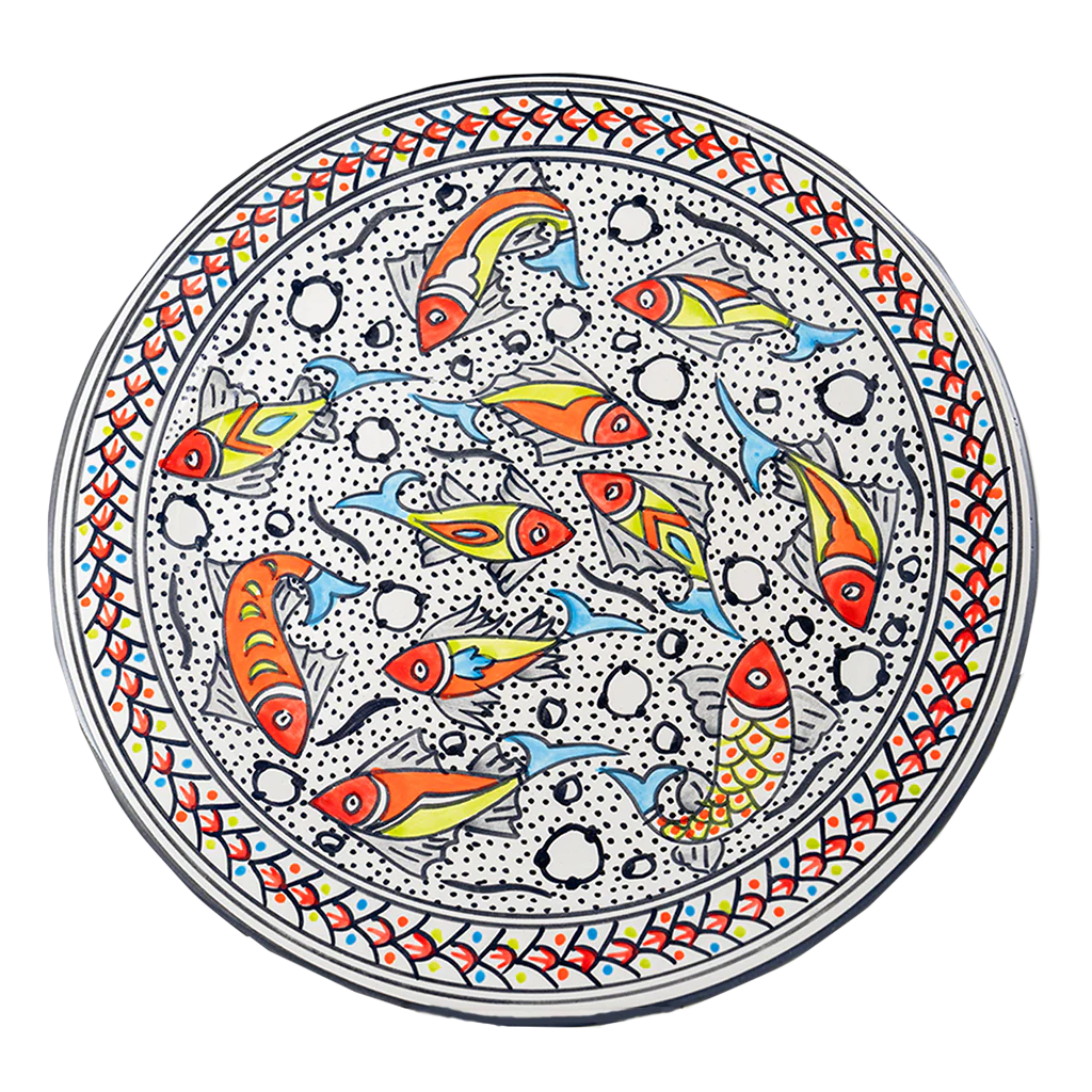 Rainbow Fish Round Platter