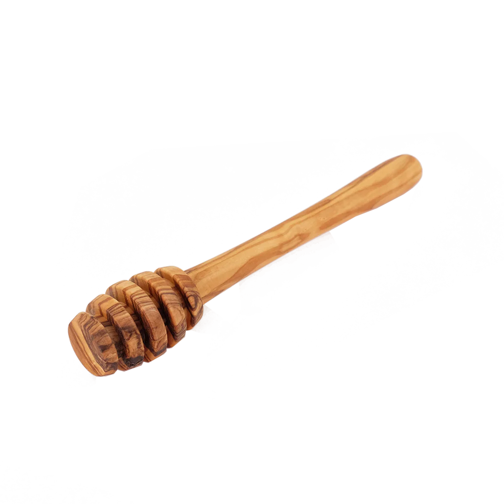 Olive Wood Honey Drip Stick