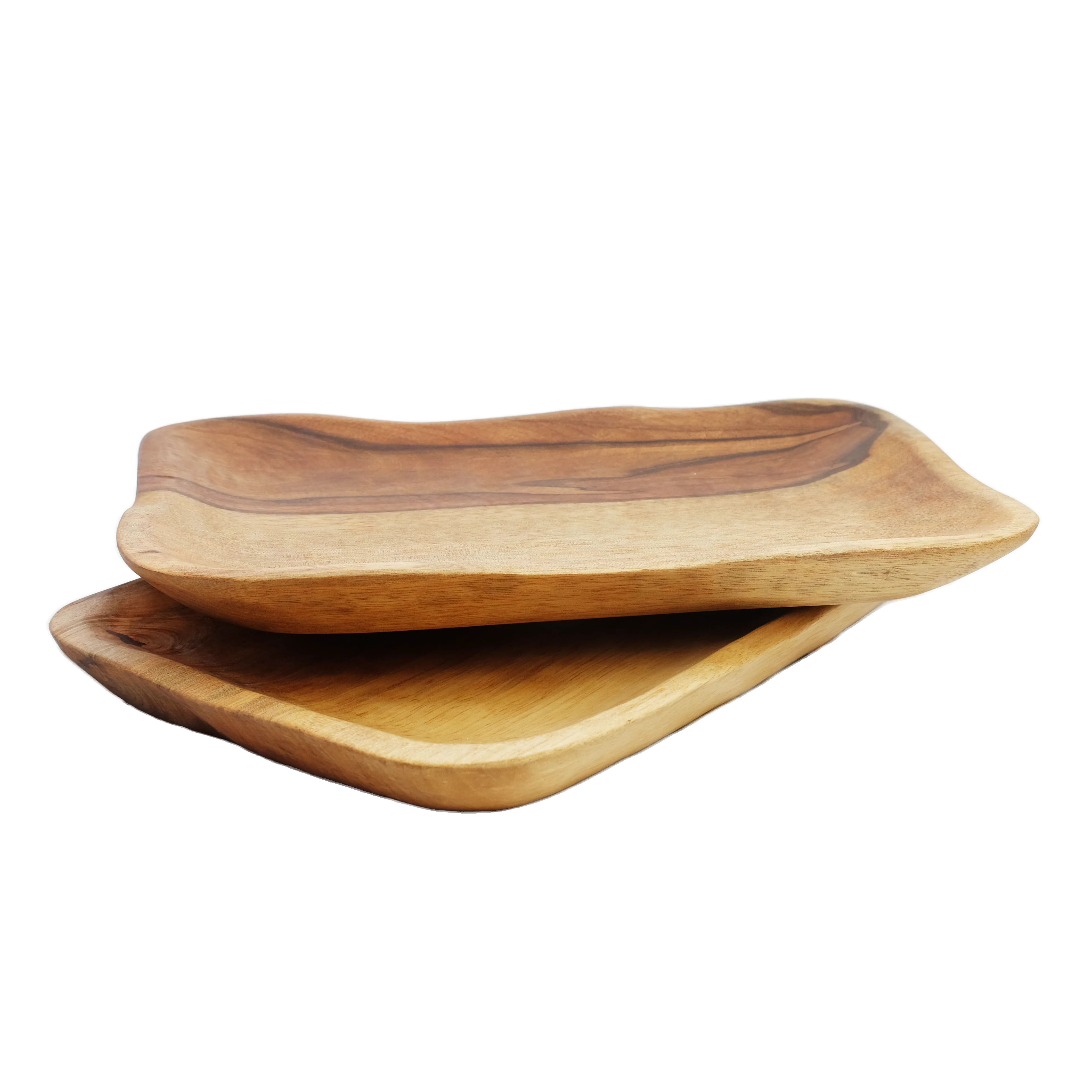 Large Ola Rectangular Wood Platter - 15 inch