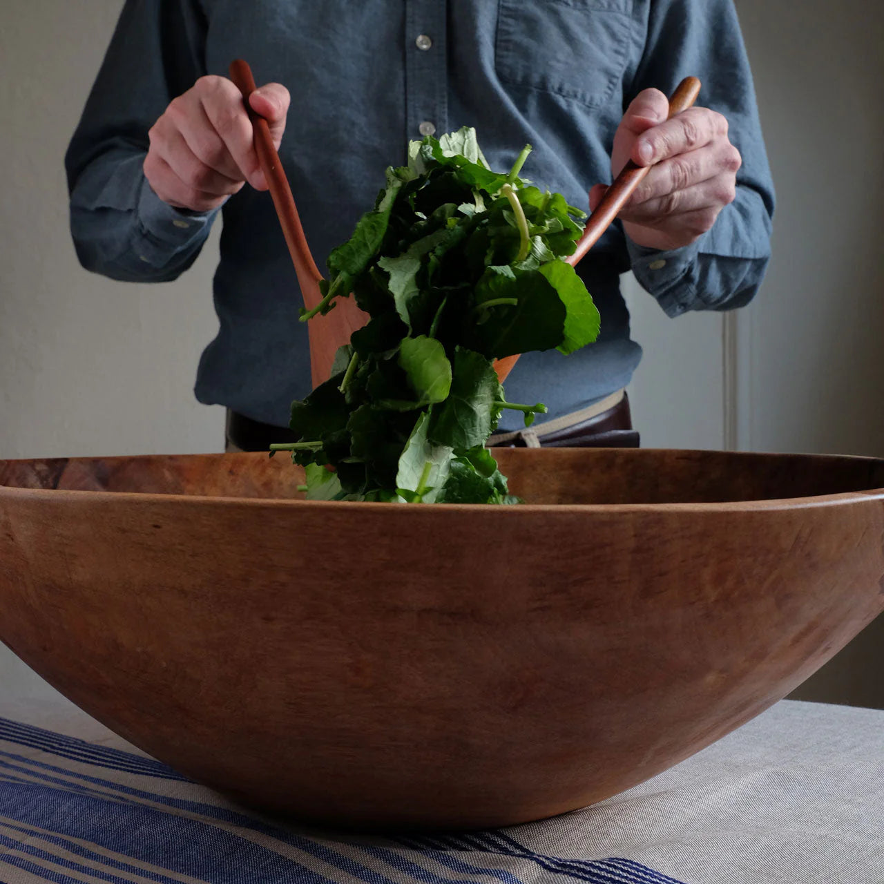 Extra Large (XL) 20 inch Classic Round Wood Bowl