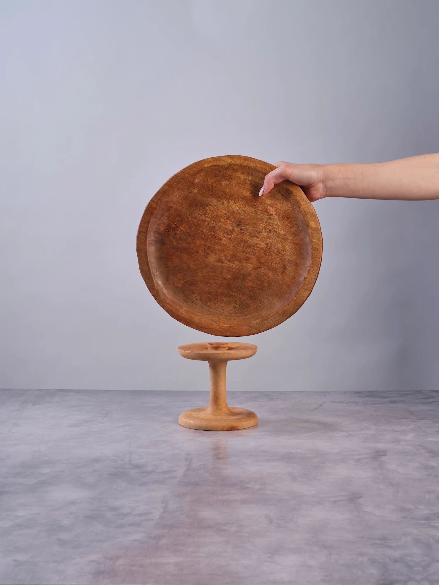 Wood Cake Stand