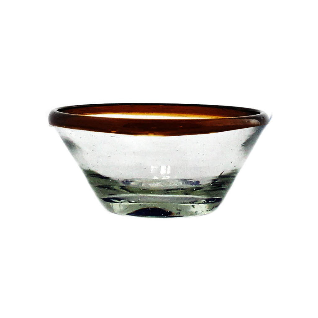 Tiny Amber Rim Bowl