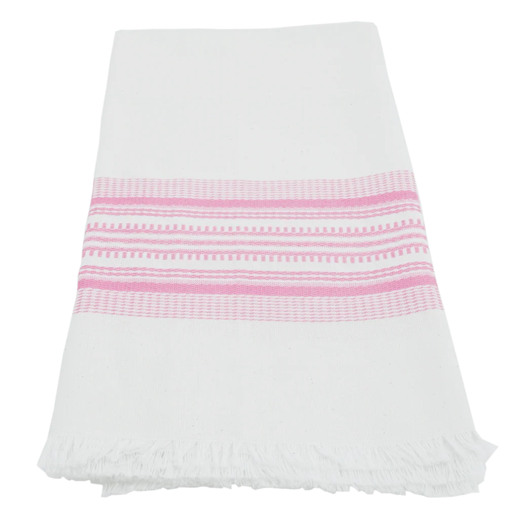 Pink Antigua Kitchen Towels - Set of 2