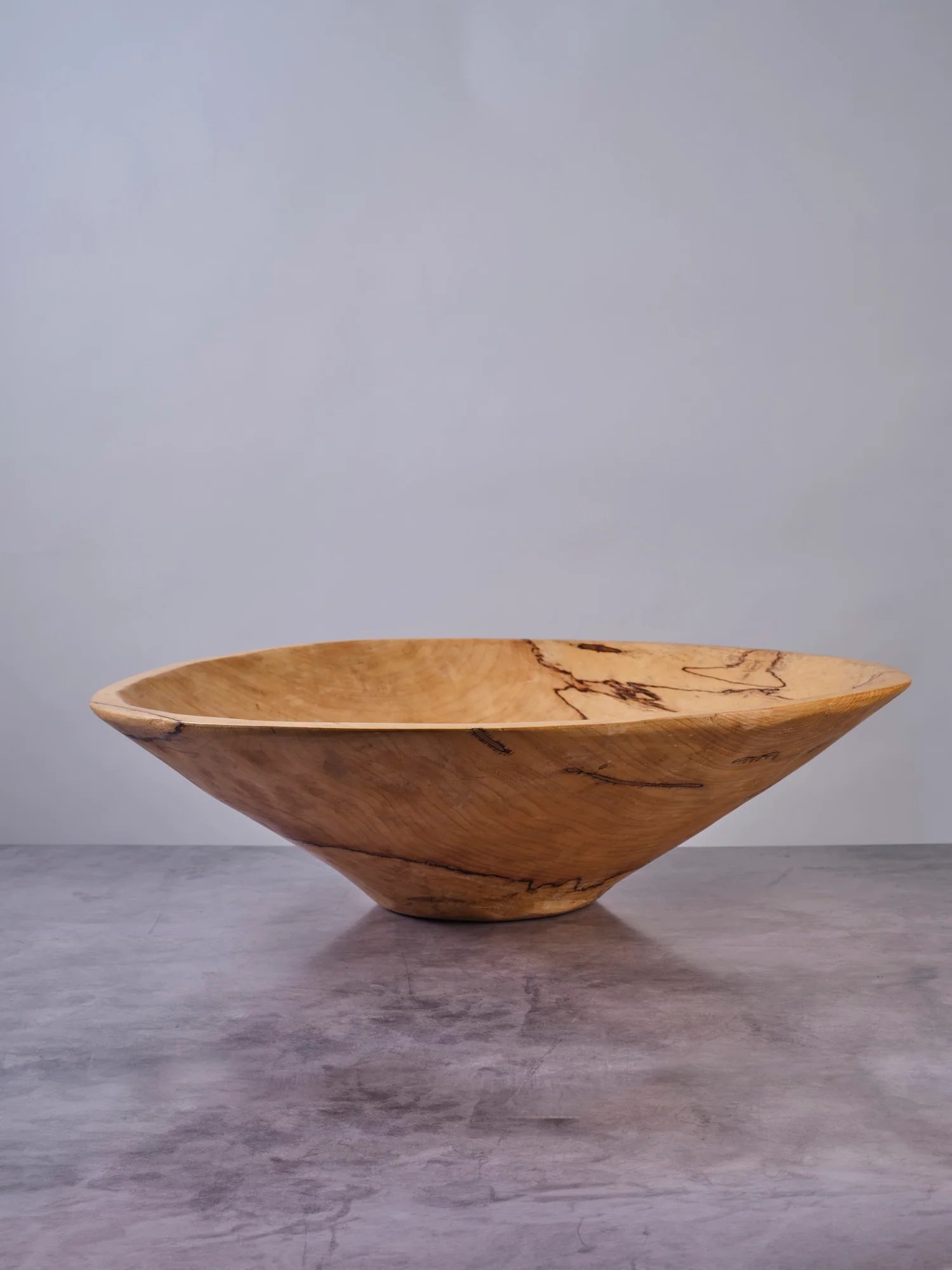 XXL 24 inch Classic Round Wood Bowl