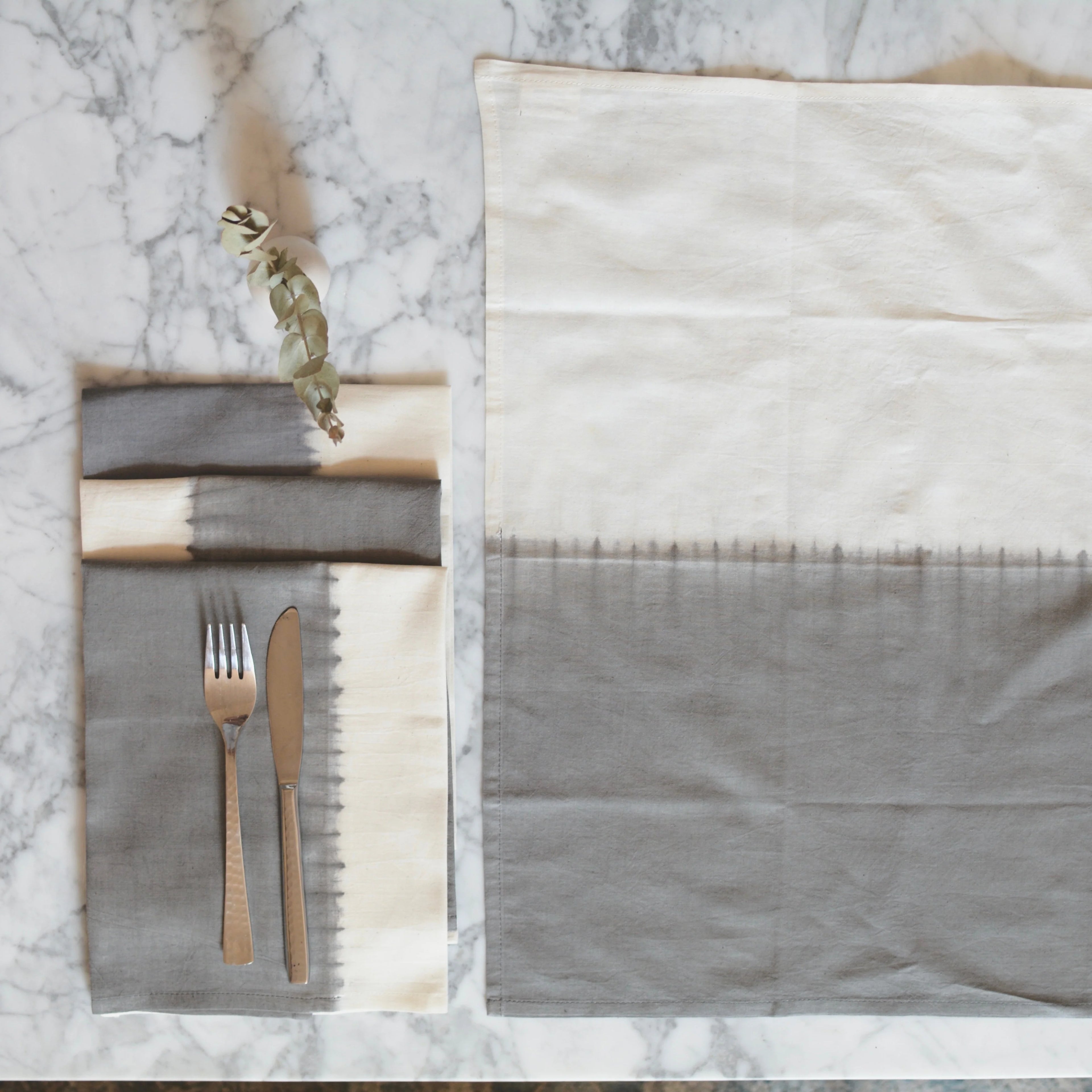 Jeba Ombré Shibori Cotton Napkins Set of 4