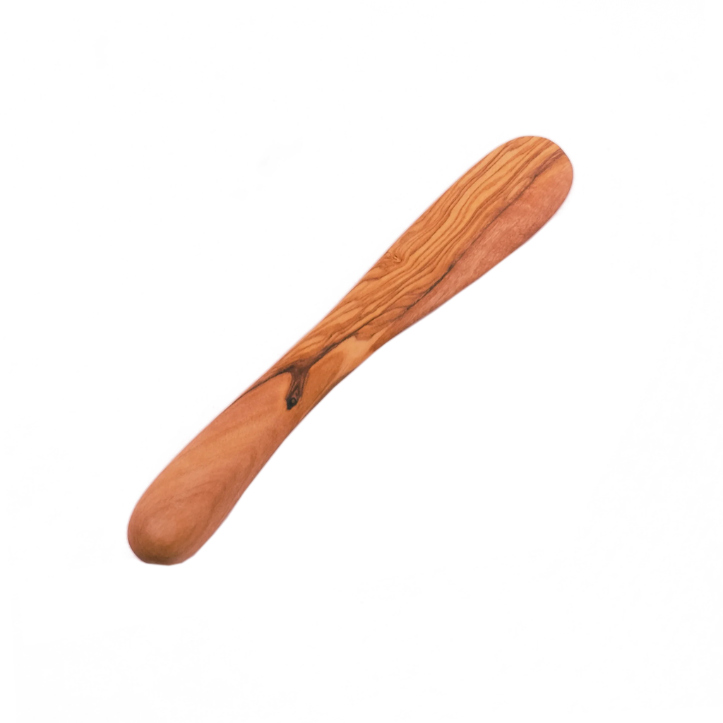 Olive Wood Round Spreader