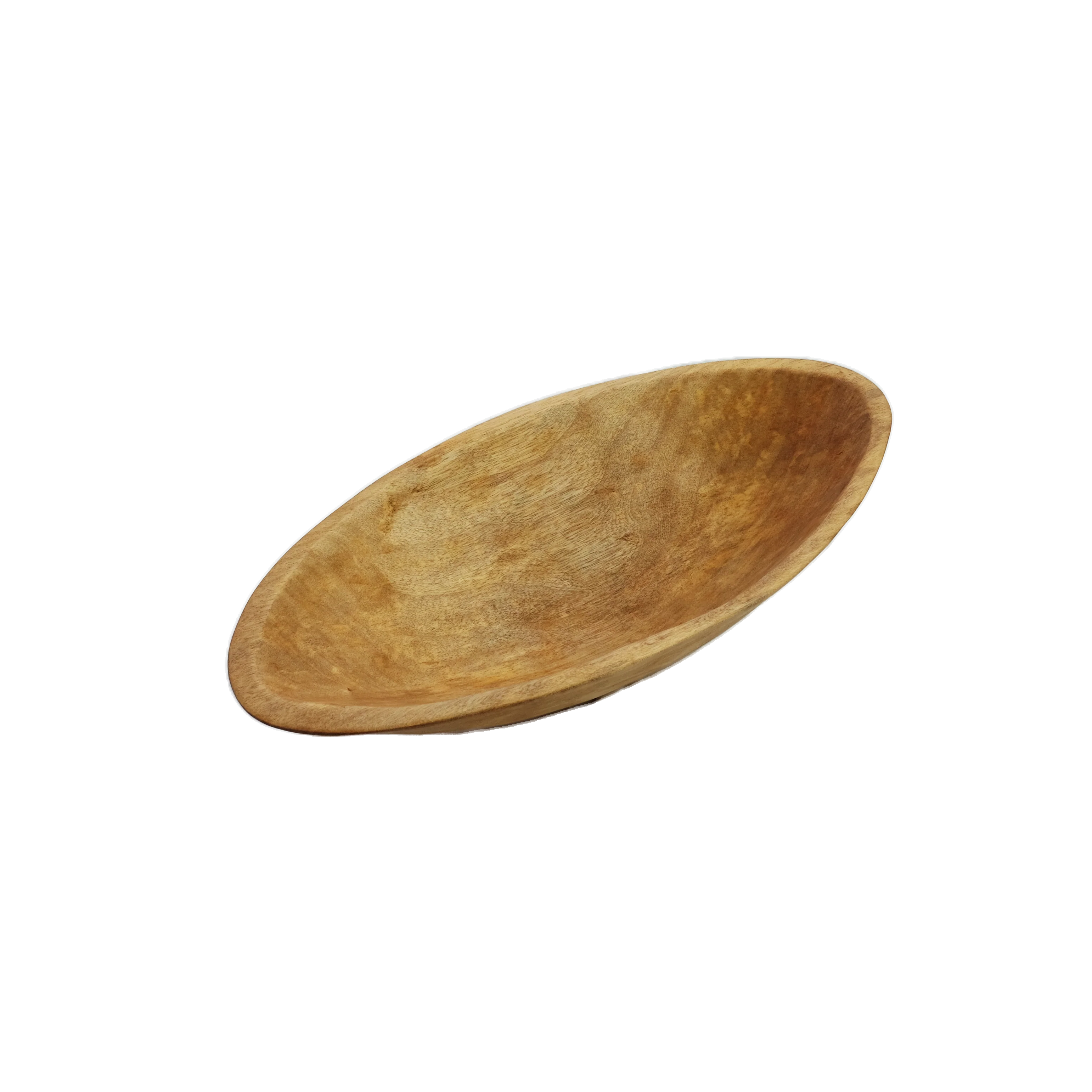 Medium 19 inch Oval Wood Bowl