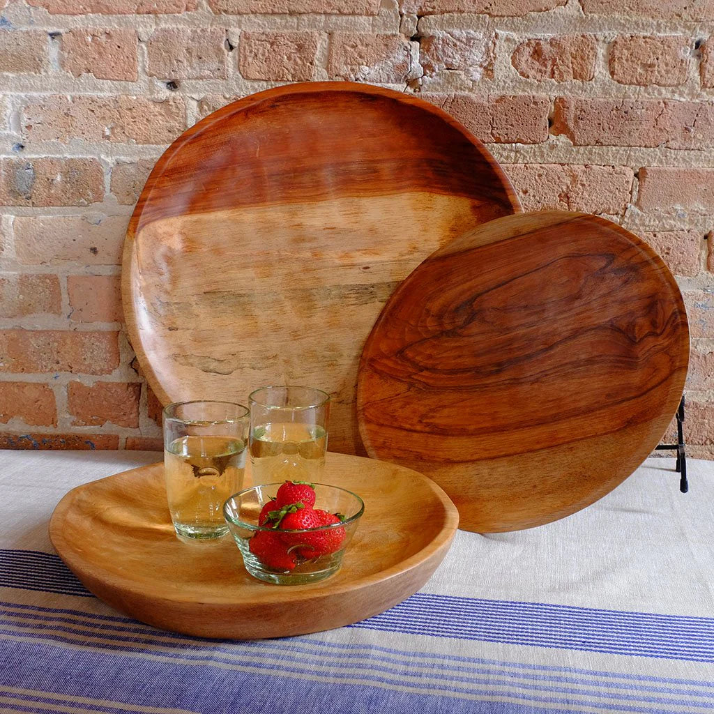 Large Ola Wood Platter- 18 inch