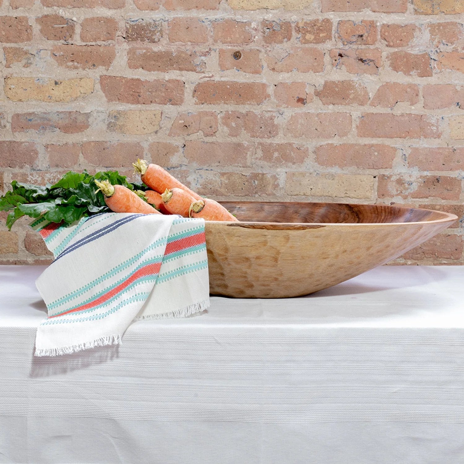 XXL 28 inch Oval Wood Bowl
