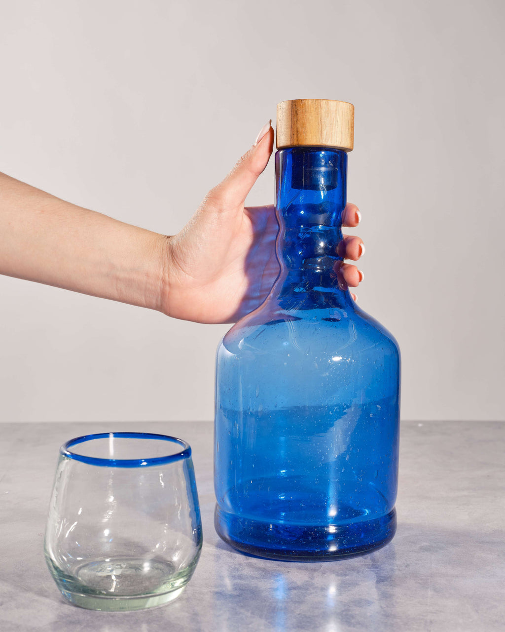Blue Decanter/Bottle