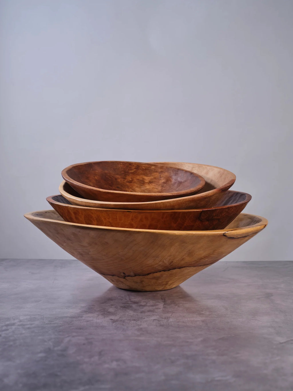 XXL 24 inch Classic Round Wood Bowl
