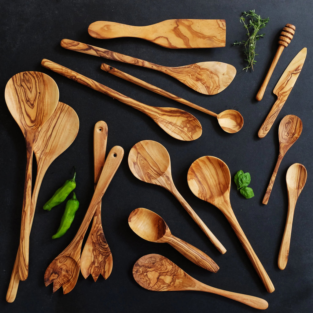 Olive Wood Ice Cream Scoop