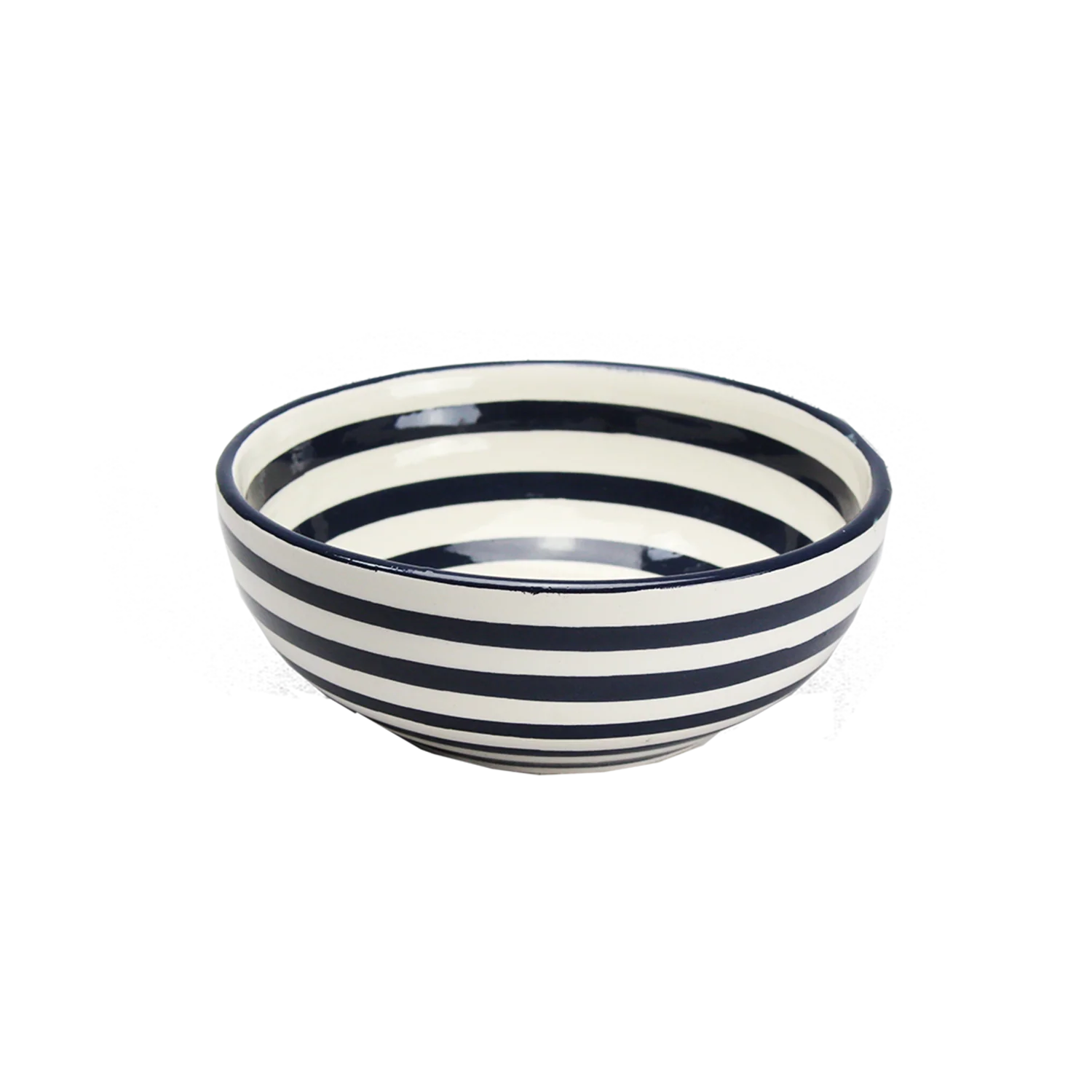 Black Stripe Cereal Bowl