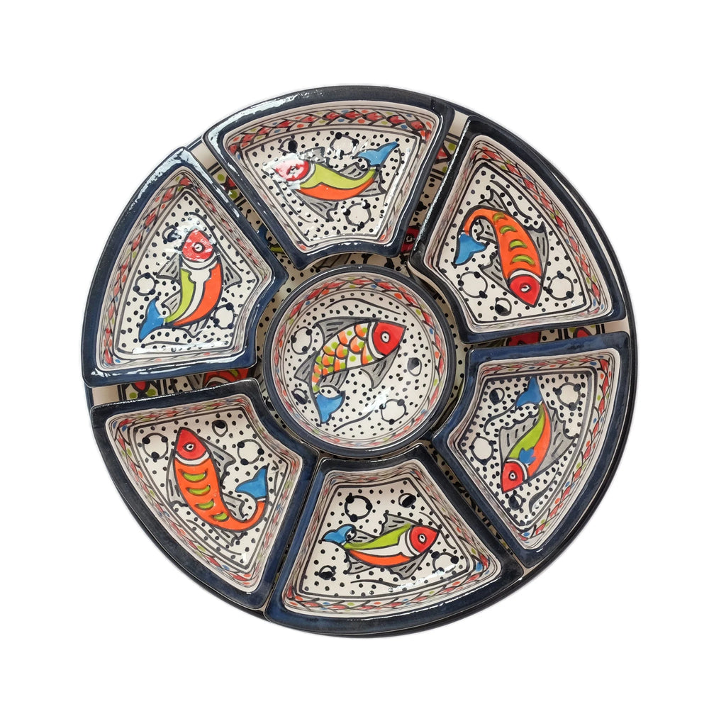 Rainbow Fish Tapas Server Platter