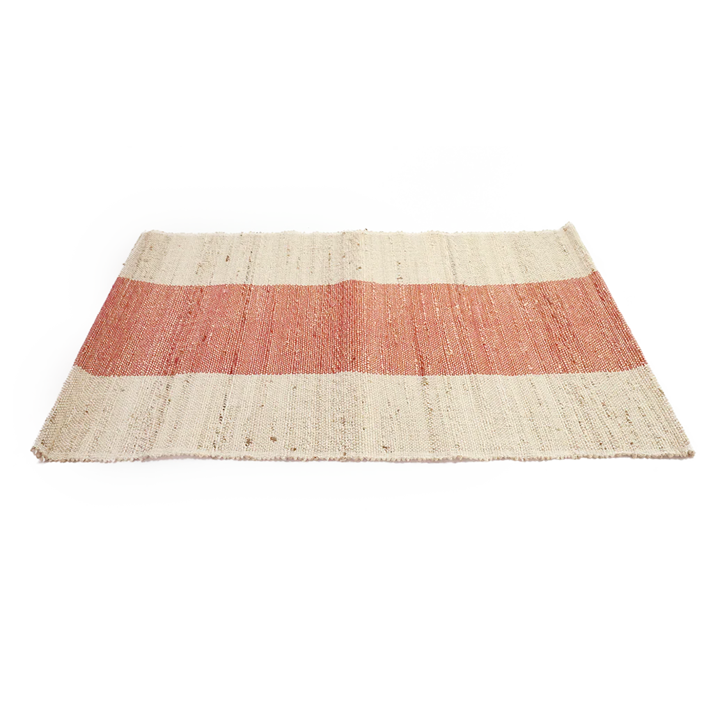 Red Stripe Jute Placemat