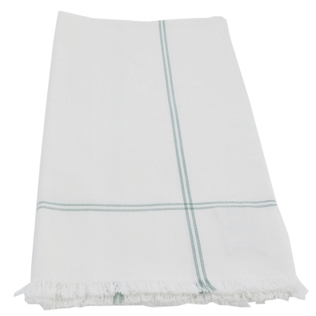 Jade Classic Stripe Kitchen Towels - Set of 2