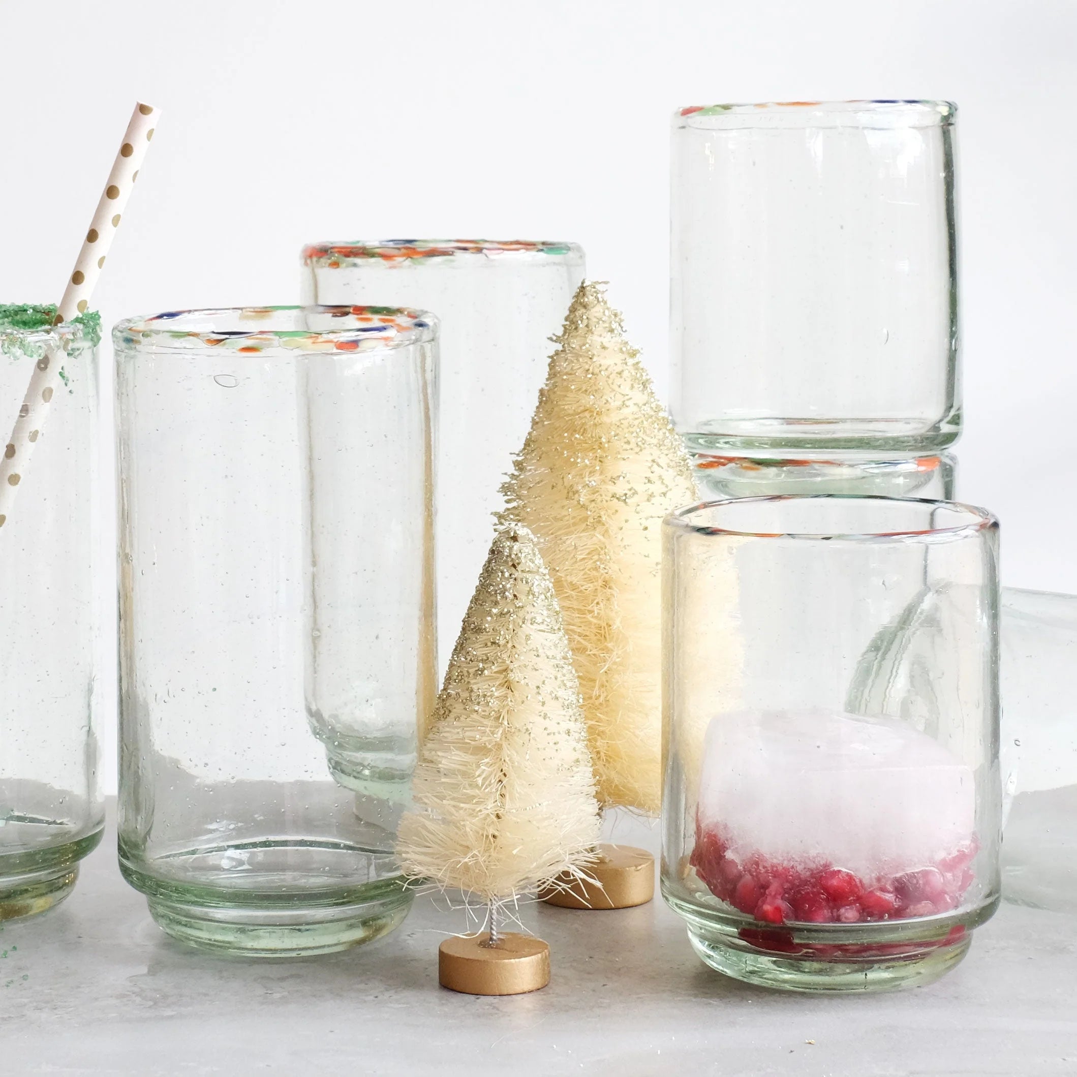 Large Multi Rim Stacking Glass