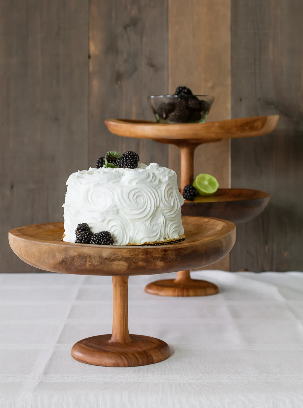 Wood Cake Stand