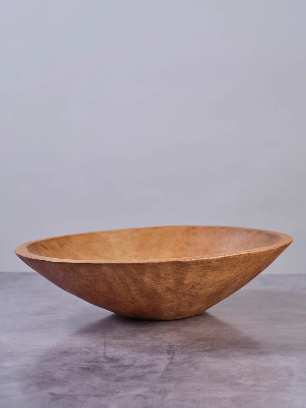 Medium 14 inch Classic Round Wood Bowl