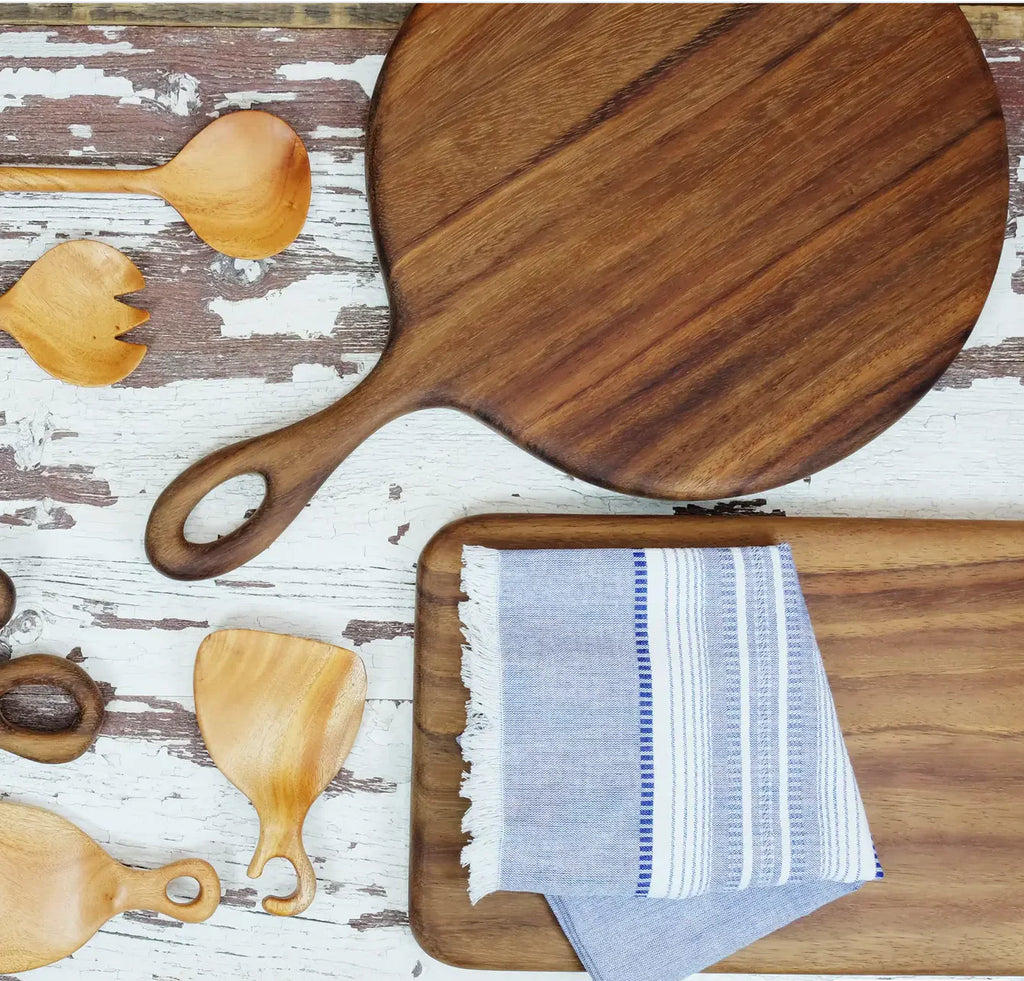 Round Loop Handle Wood Board