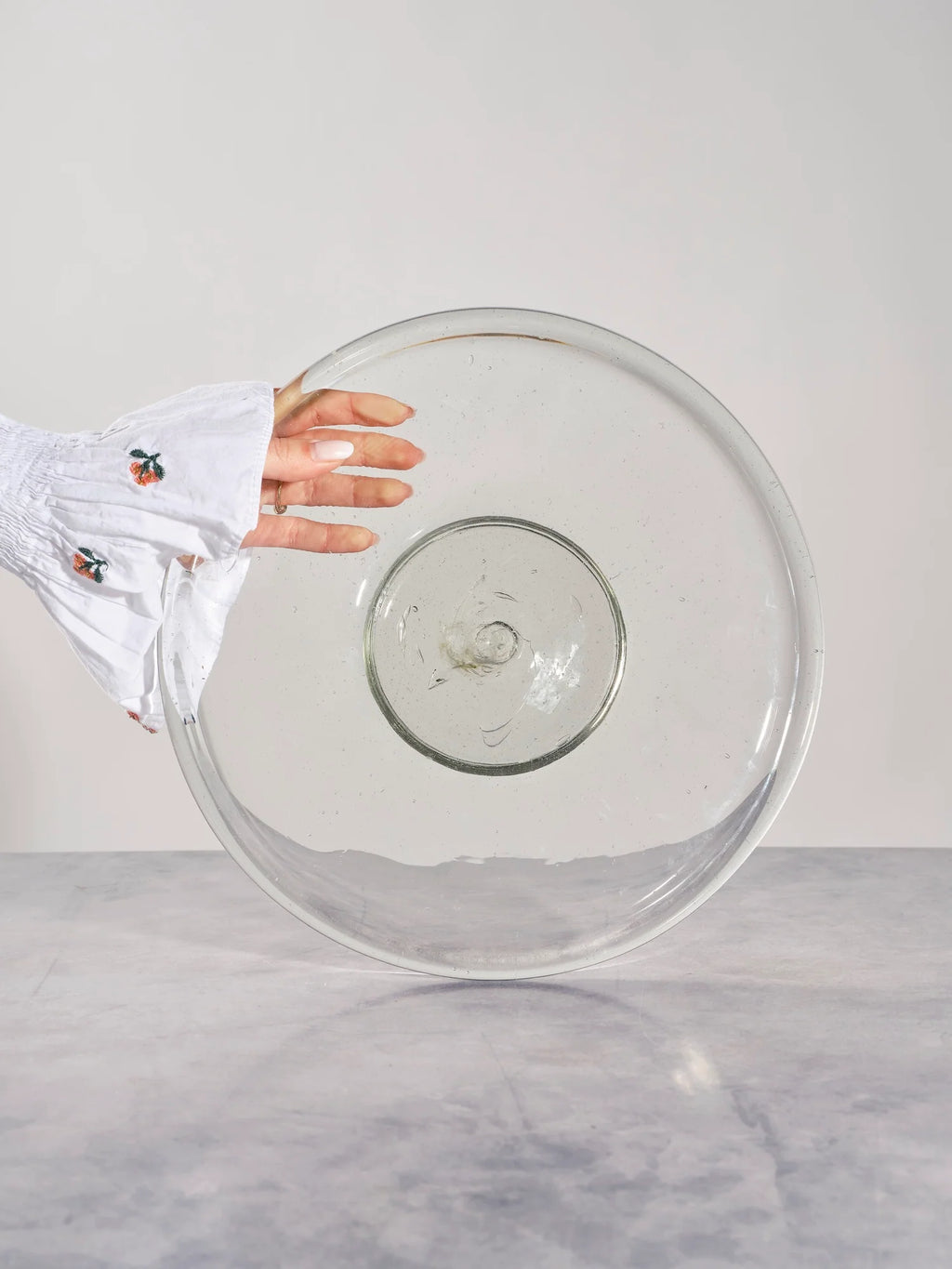 Glass Cake Plate Stand