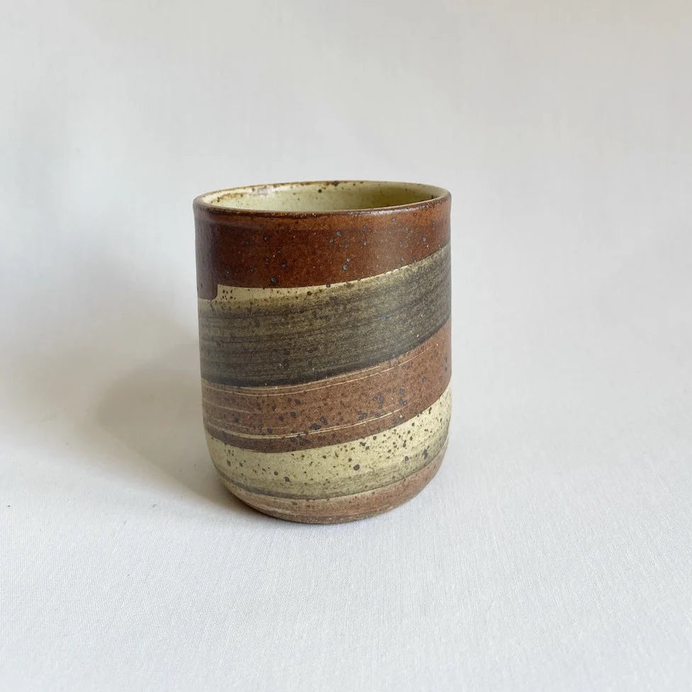 Artsy Stoneware Tumbler Cup