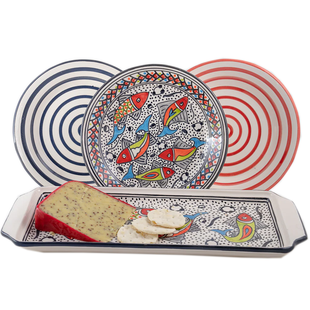 Rainbow Fish Side Plate