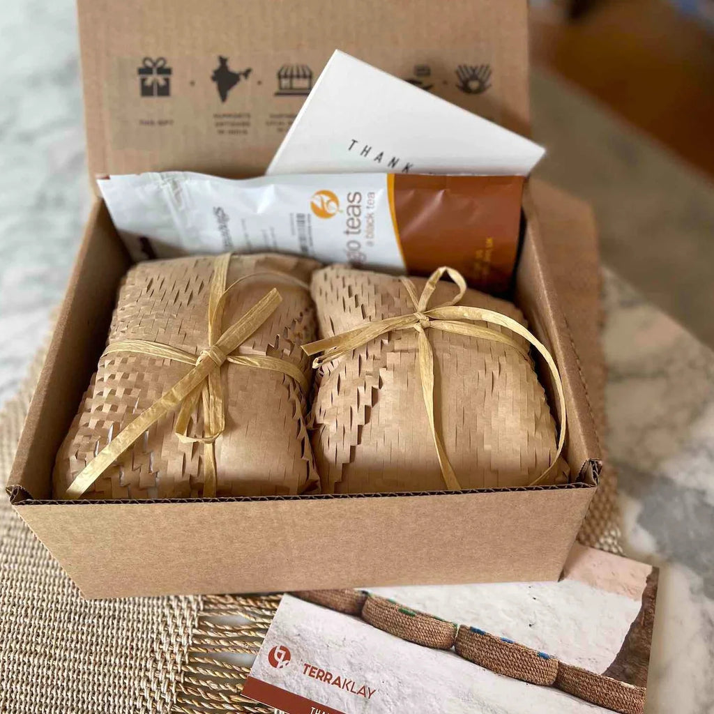 Tumbler Mugs And Tea Gift Box