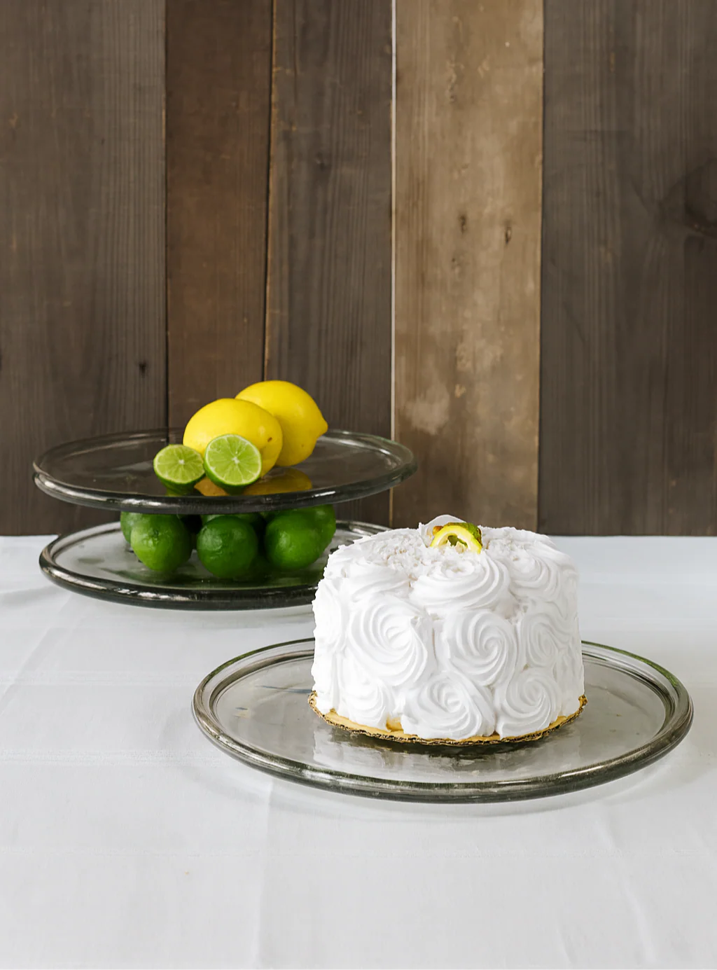 Glass Cake Plate Stand